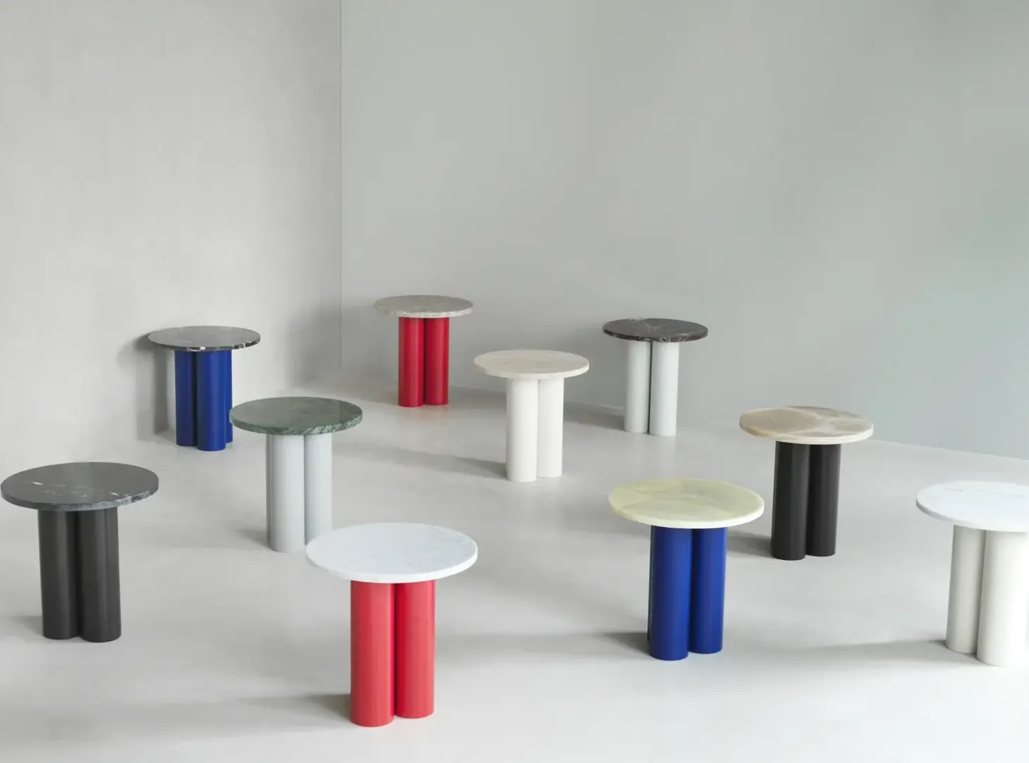 Normann Copenhagen - Dit Table Grey - Travertine Light