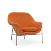 Normann Copenhagen - Drape Lounge Chair Low Grey Steel