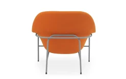 Normann Copenhagen - Drape Lounge Chair Low Grey Steel