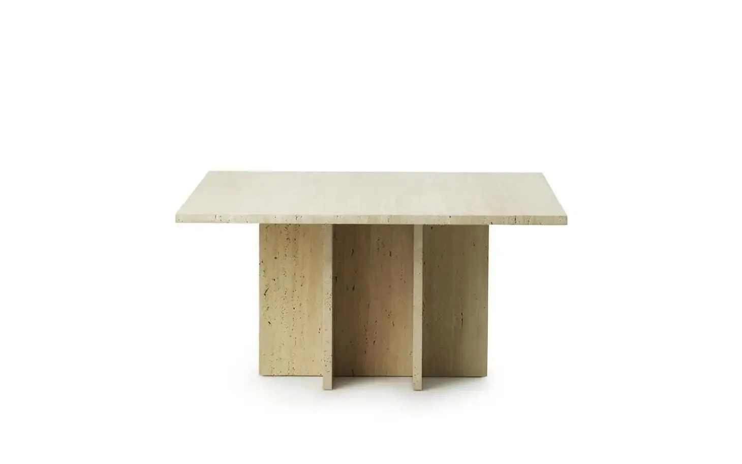 Normann Copenhagen - Edge Coffee Table Large - Travertine