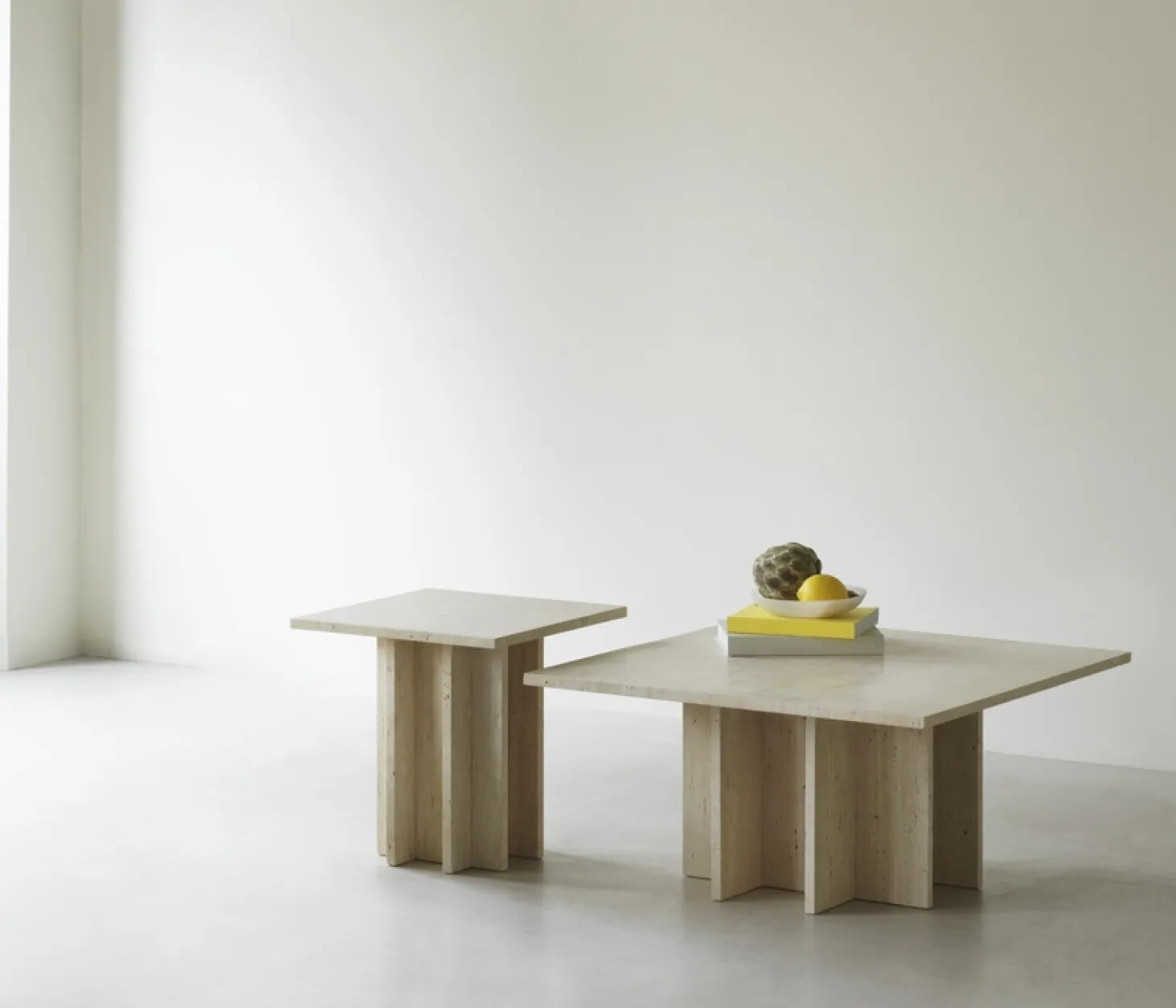 Normann Copenhagen - Edge Coffee Table Large - Travertine