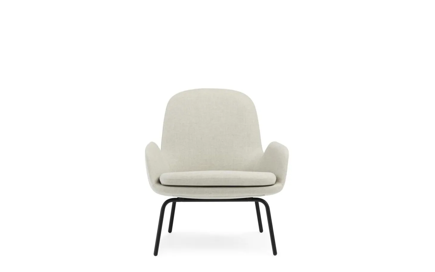 Normann Copenhagen - Era Lounge Chair Low Black Steel