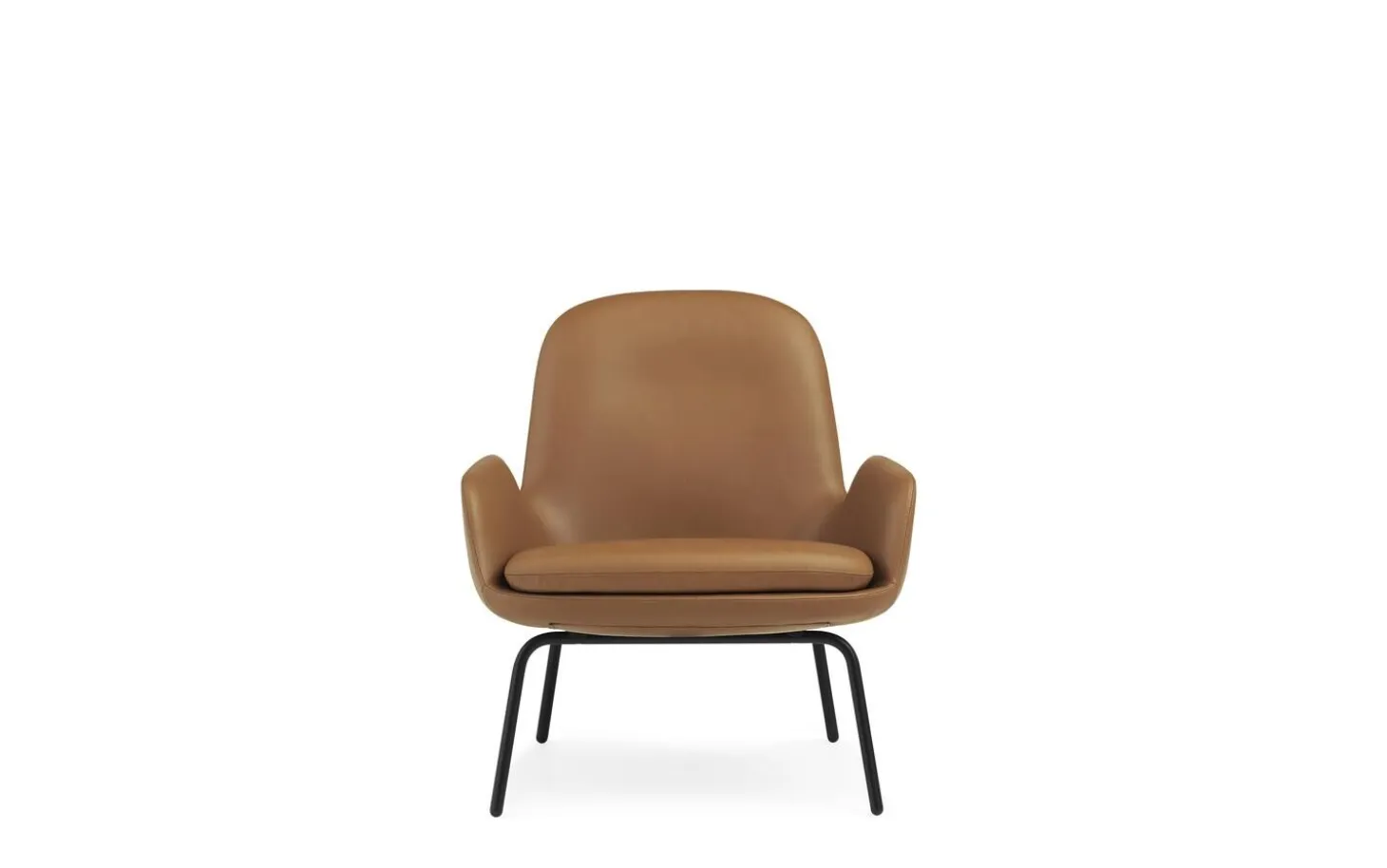 Normann Copenhagen - Era Lounge Chair Low Black Steel