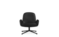 Normann Copenhagen - Era Lounge Chair Low Swivel Black Alu