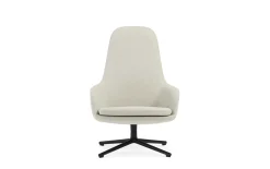Normann Copenhagen - Era Lounge Chair High Swivel Black Alu