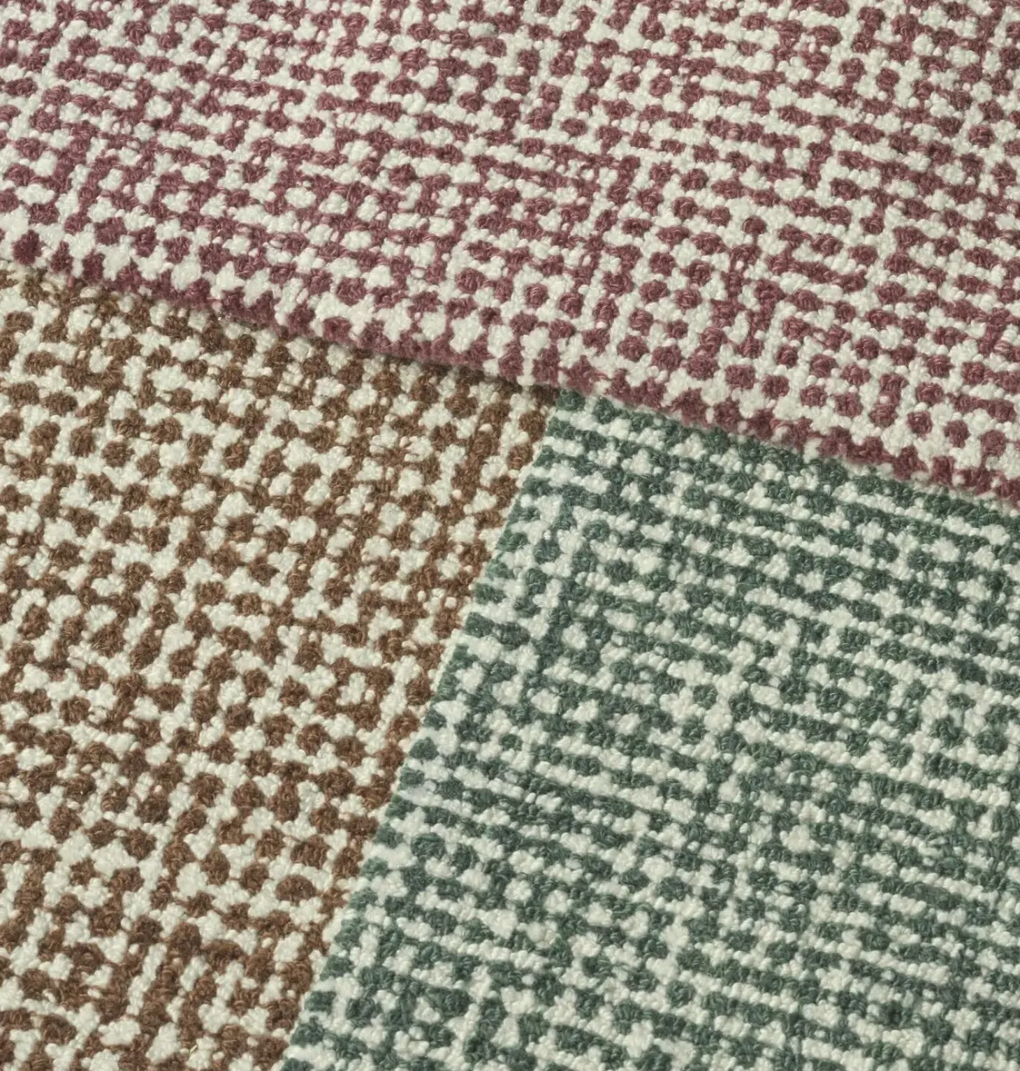 Normann Copenhagen - Flick Rug 170x240 cm - Off White/Burgundy