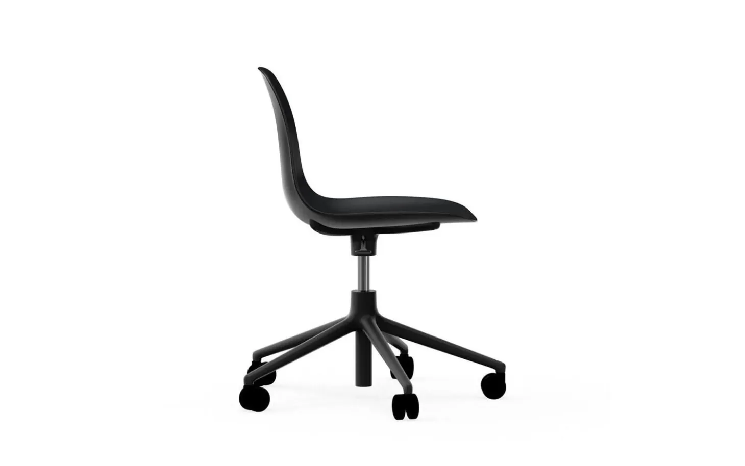 Normann Copenhagen - Form Chair Swivel 5W Gas Lift Black Alu