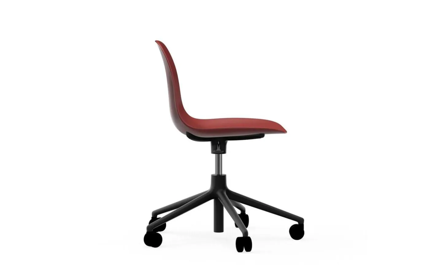 Normann Copenhagen - Form Chair Swivel 5W Gas Lift Black Alu