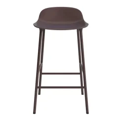 Normann Copenhagen - Form Barstool 65 cm - Brun/Stål