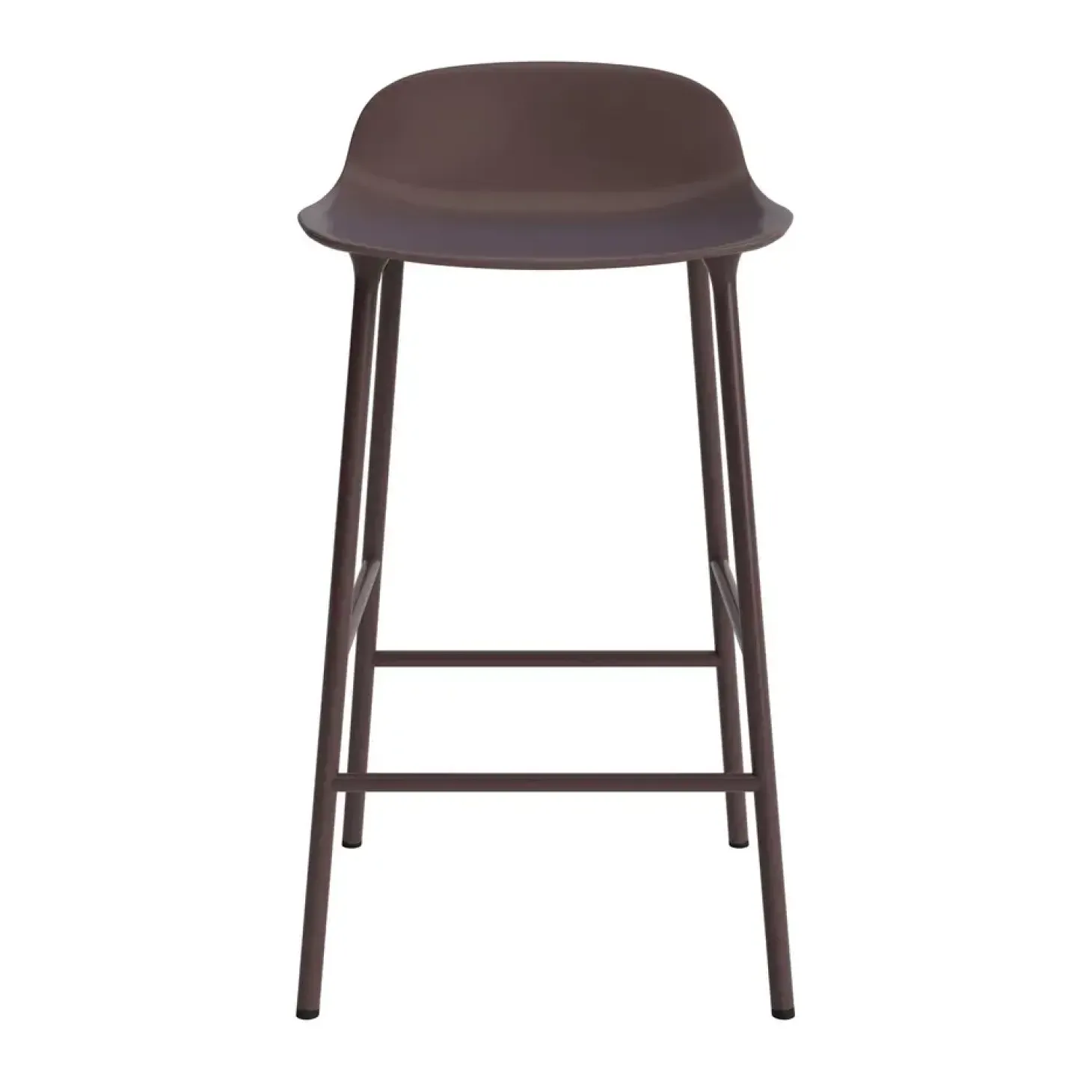 Normann Copenhagen - Form Barstool 65 cm - Brun/Stål