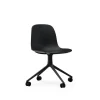 Normann Copenhagen - Form Chair Swivel 4W Black Alu