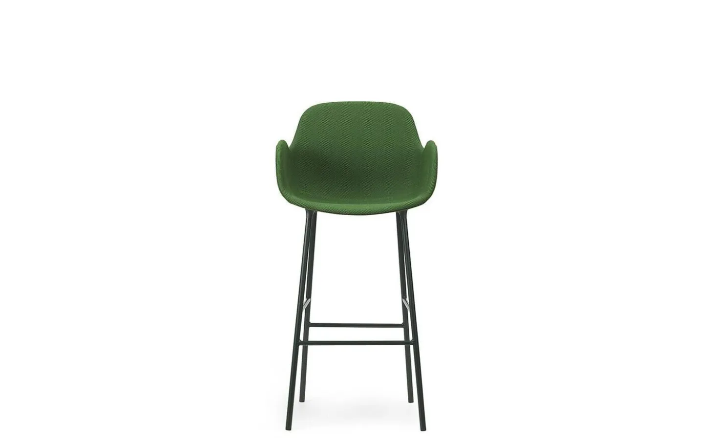 Normann Copenhagen - Form Bar Armchair 75 cm Full Uph. Steel