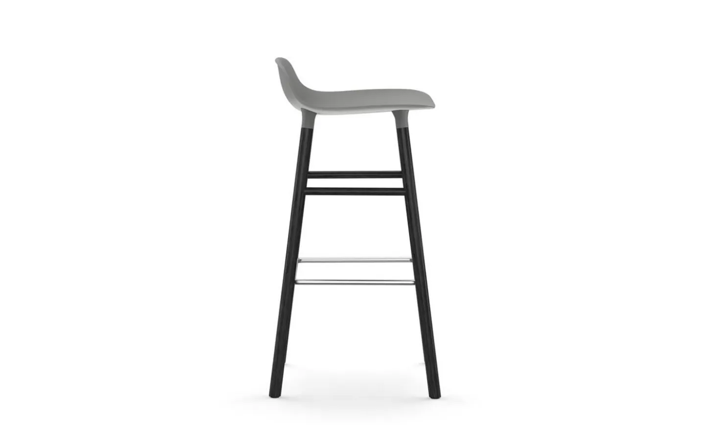 Normann Copenhagen - Form Barstool 75 cm Black Oak