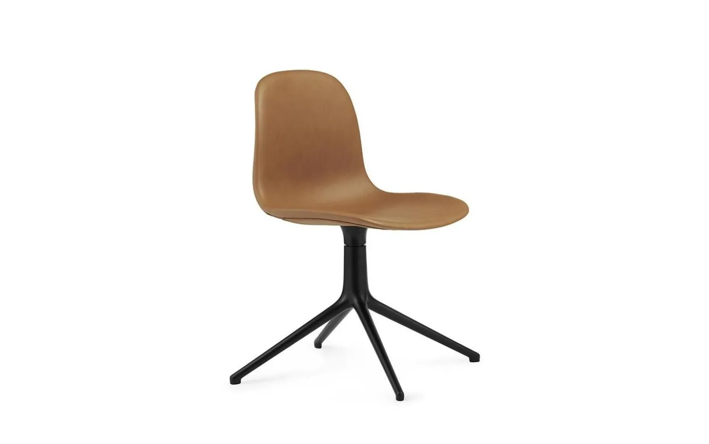 Normann Copenhagen - Form Chair Swivel 4L Full Uph. Black Alu