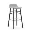 Normann Copenhagen - Form Barstool 75 cm Full Upholstery Black Oak
