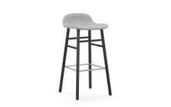 Normann Copenhagen - Form Barstool 75 cm Full Upholstery Black Oak