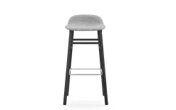 Normann Copenhagen - Form Barstool 75 cm Full Upholstery Black Oak