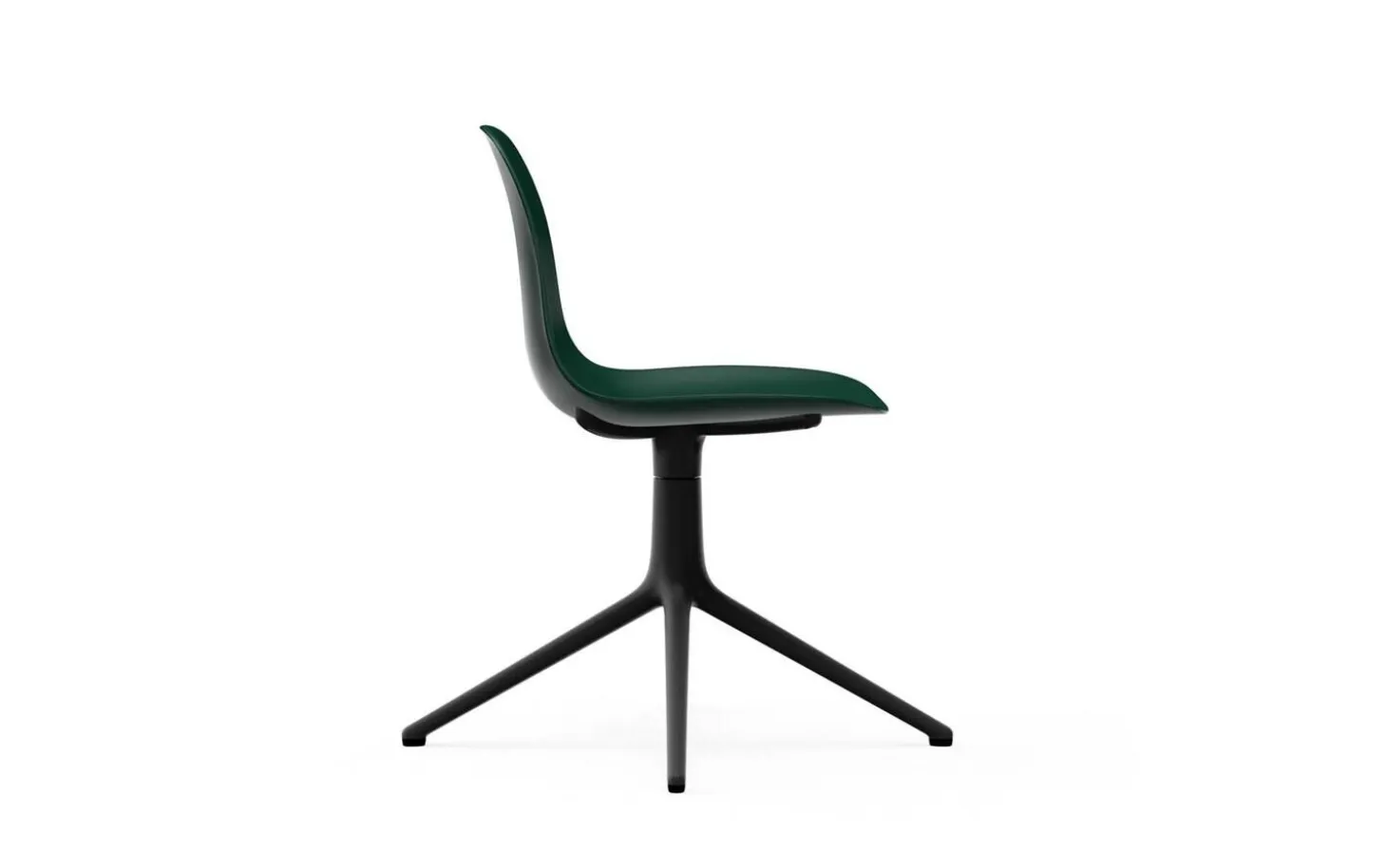 Normann Copenhagen - Form Chair Swivel 4L Black Alu