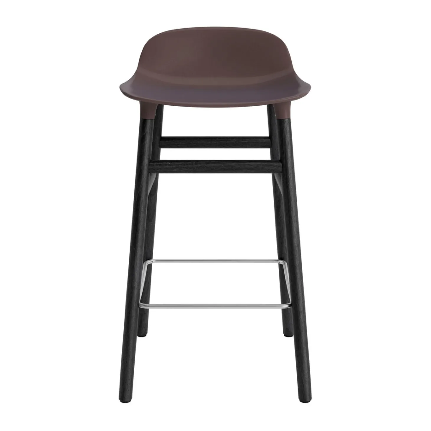 Normann Copenhagen - Form Barstool 65 cm - Brun/Sort eg