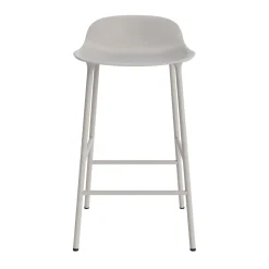 Normann Copenhagen - Form Barstool 65 cm - Varm grå/Stål