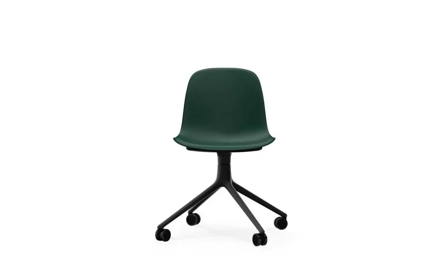 Normann Copenhagen - Form Chair Swivel 4W Black Alu