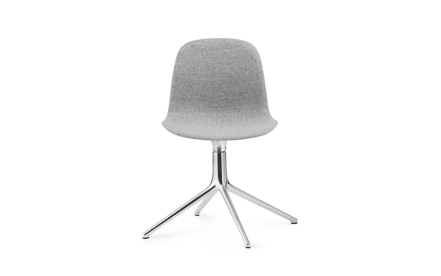 Normann Copenhagen - Form Chair Swivel 4L Full Uph. Alu