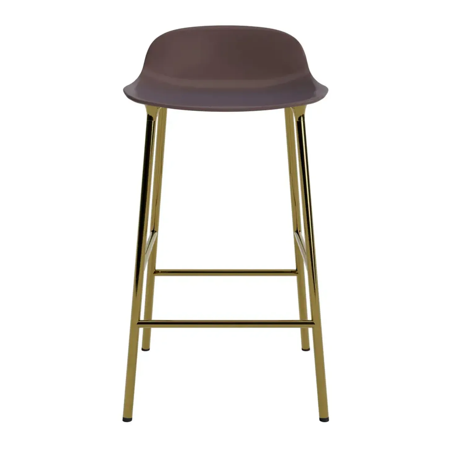 Normann Copenhagen - Form Barstool 65 cm - Brun/Messing
