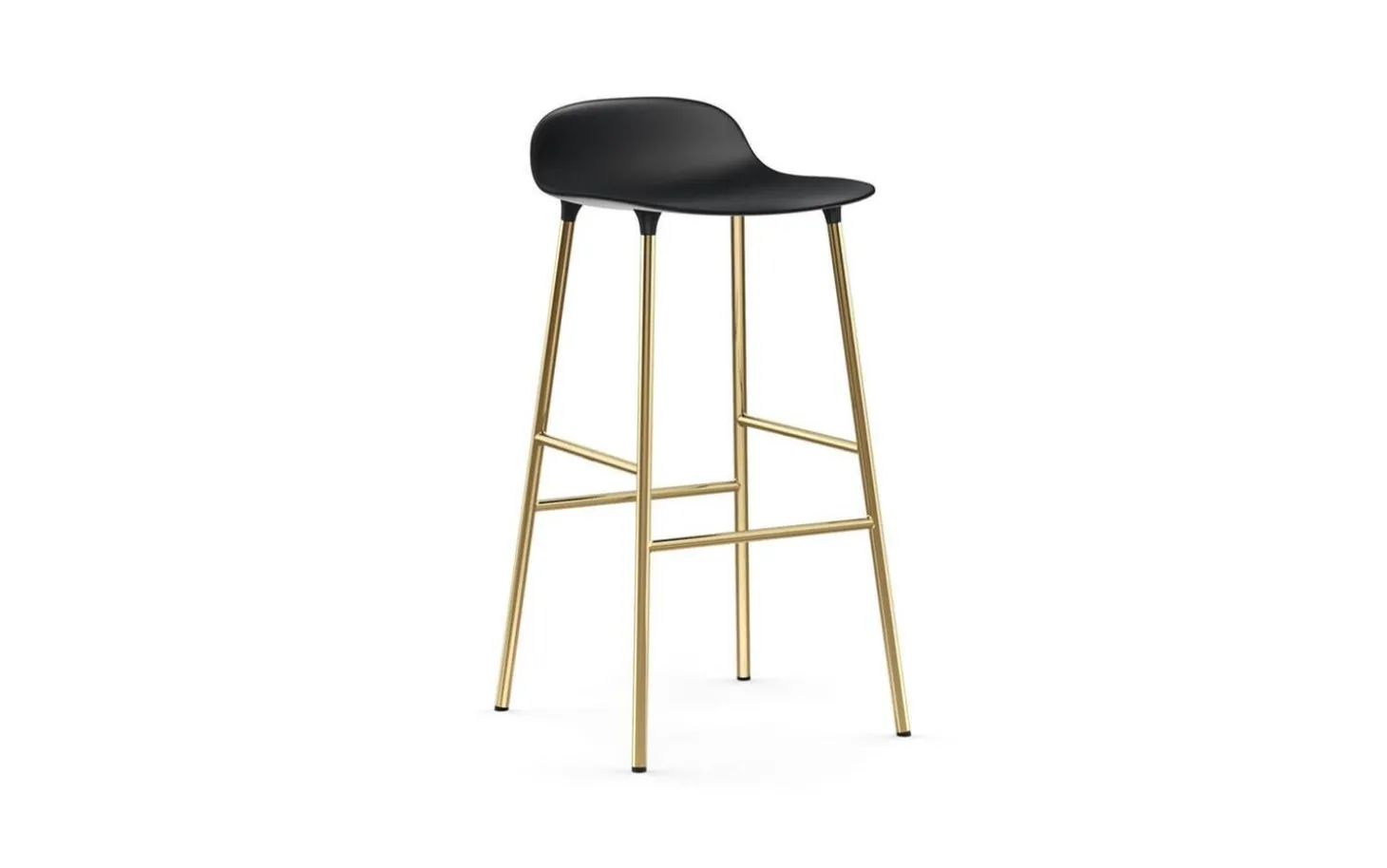 Normann Copenhagen - Form Barstool 75 cm Brass - Messing ben