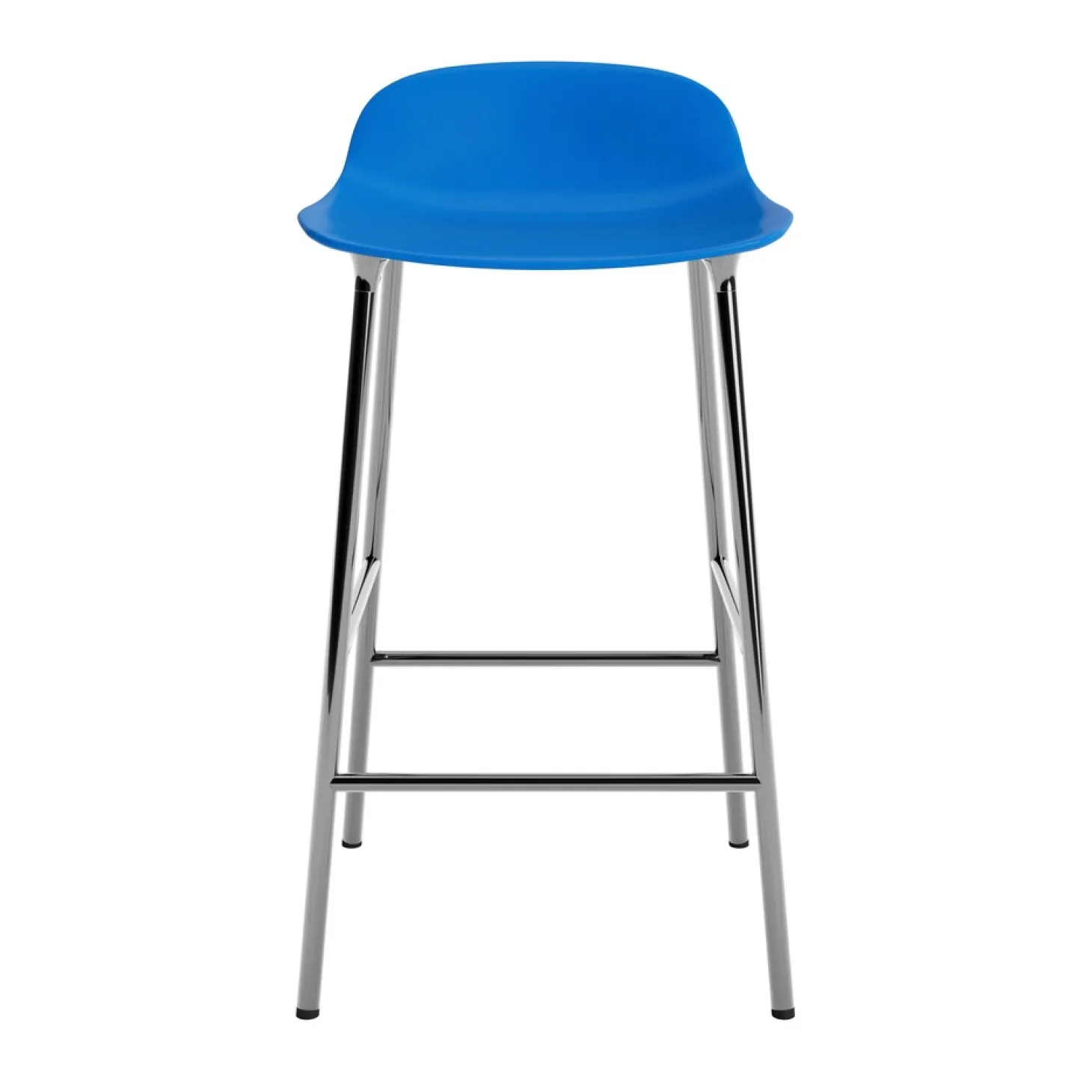 Normann Copenhagen - Form Barstool 65 cm - Blå/krom