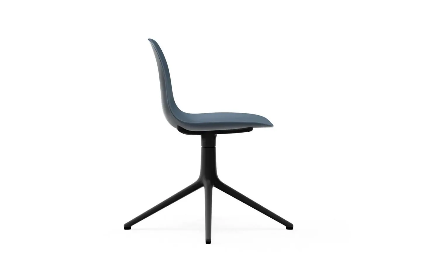 Normann Copenhagen - Form Chair Swivel 4L Black Alu
