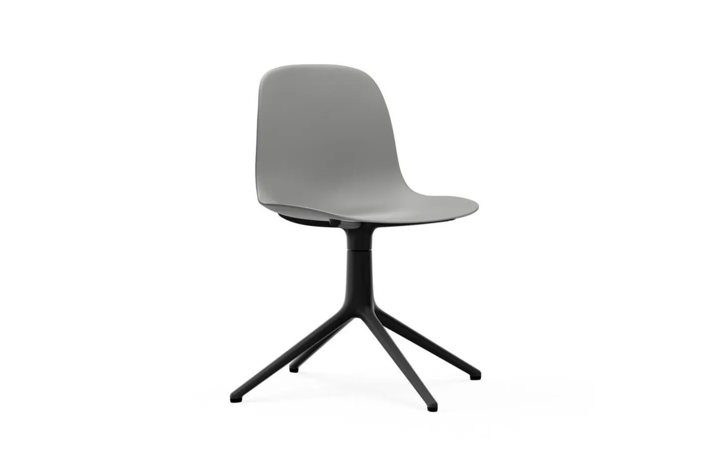 Normann Copenhagen - Form Chair Swivel 4L Black Alu