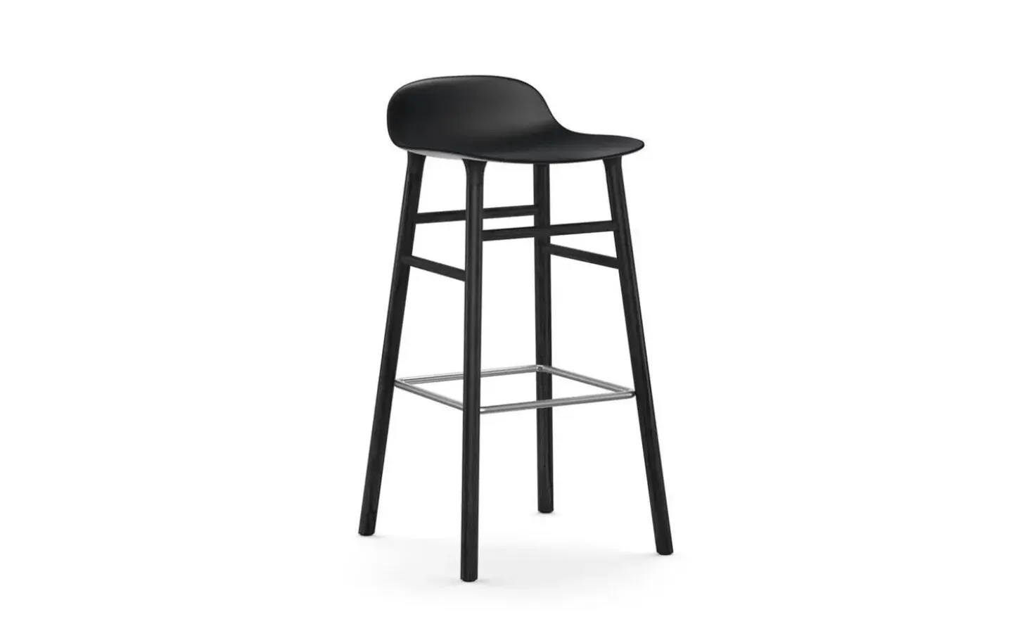 Normann Copenhagen - Form Barstool 75 cm Black Oak