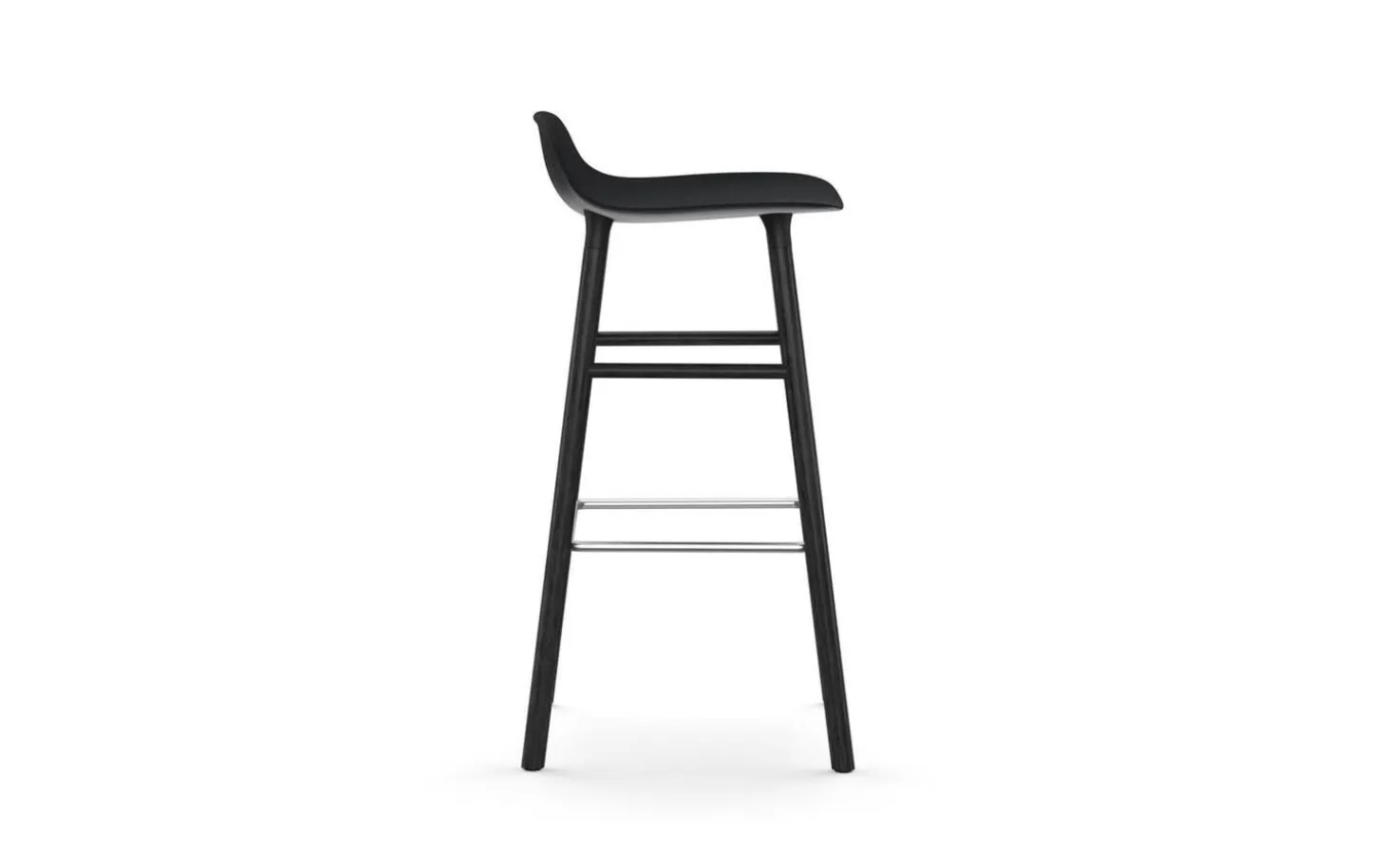 Normann Copenhagen - Form Barstool 75 cm Black Oak