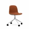 Normann Copenhagen - Form Chair Swivel 4W Full Uph. Alu
