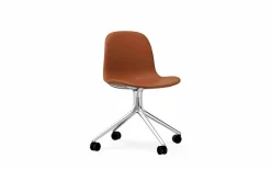 Normann Copenhagen - Form Chair Swivel 4W Full Uph. Alu