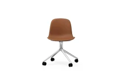 Normann Copenhagen - Form Chair Swivel 4W Full Uph. Alu
