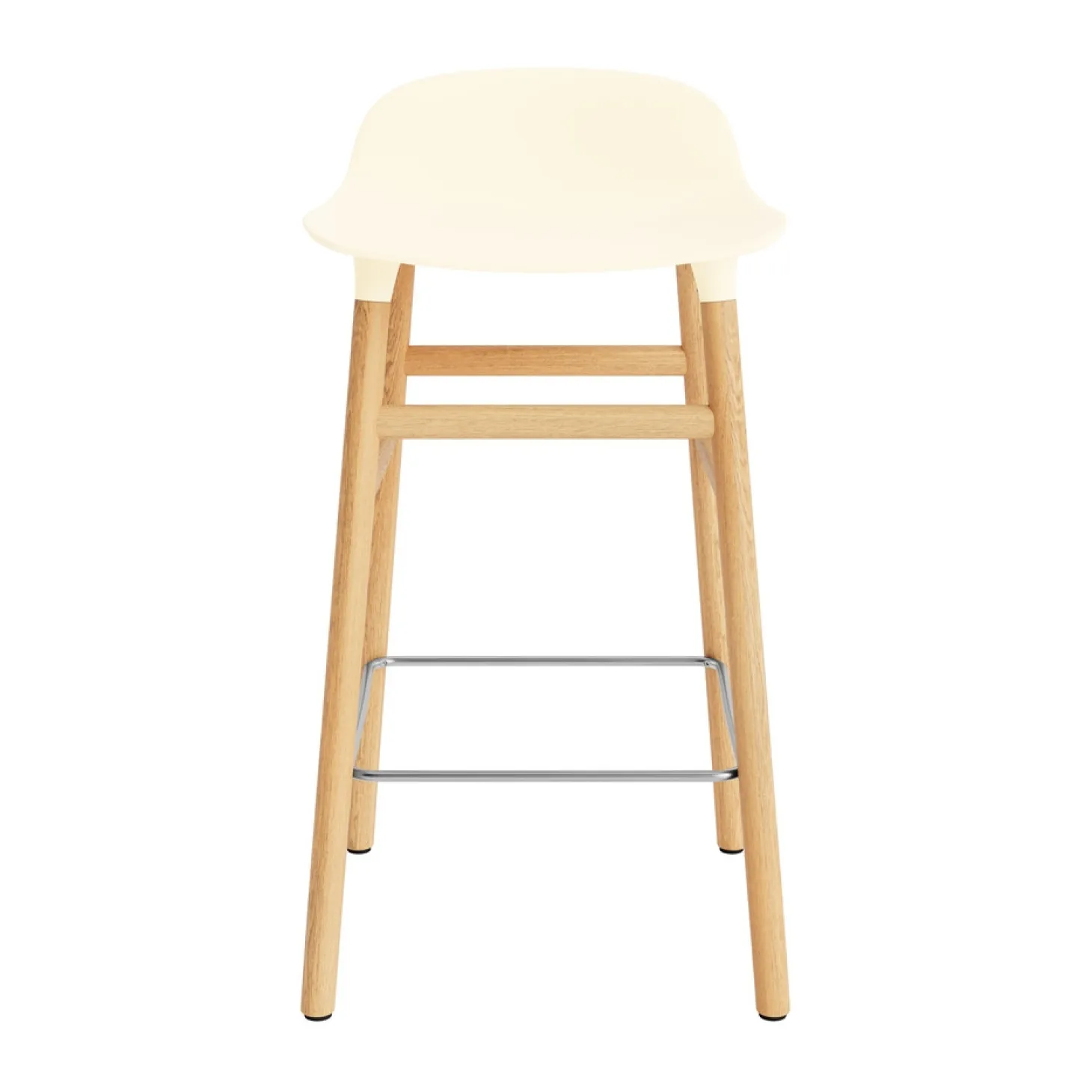 Normann Copenhagen - Form Barstool 65 cm - Creme/Eg