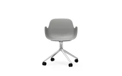 Normann Copenhagen - Form Armchair Swivel 4W Alu