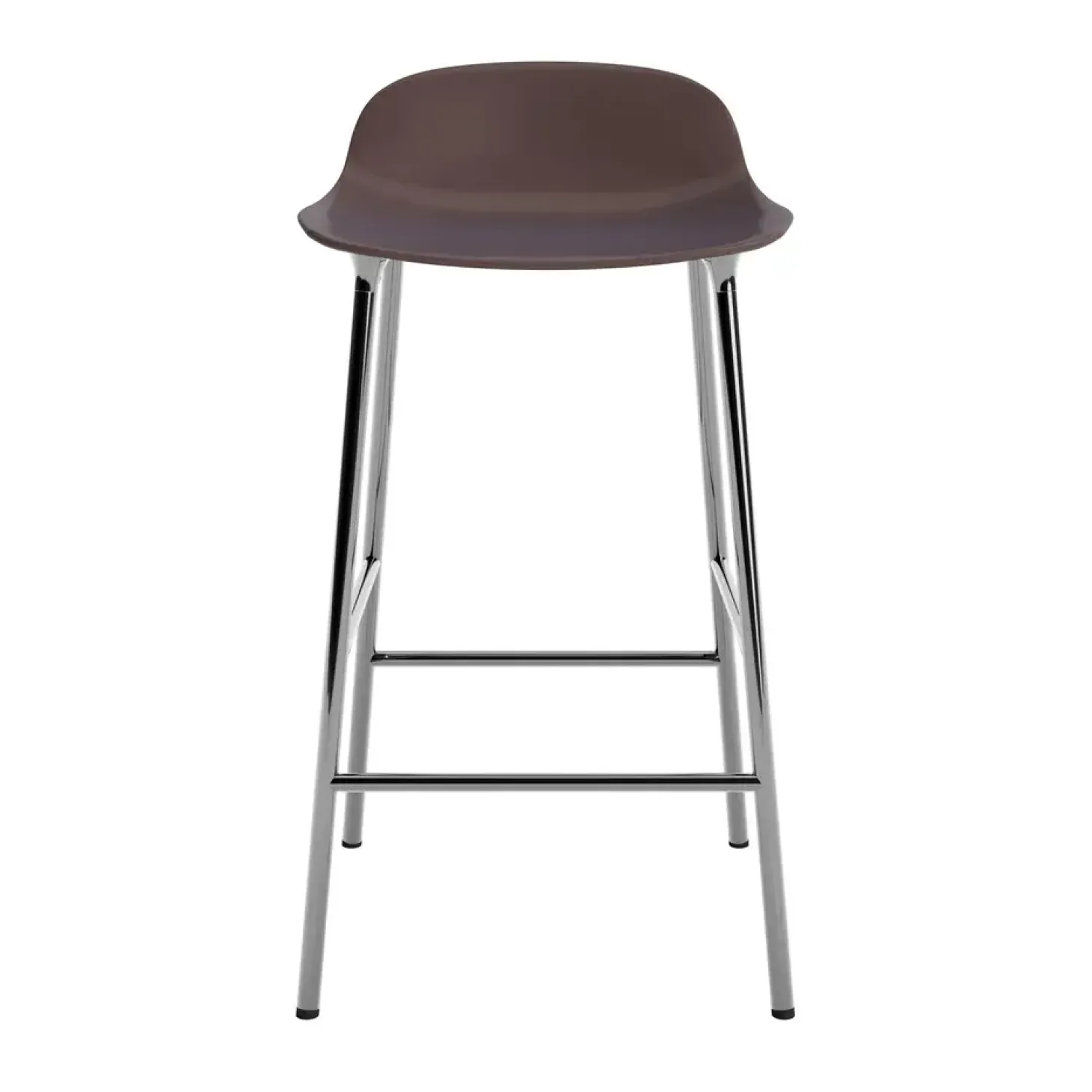 Normann Copenhagen - Form Barstool 65 cm - Brun/krom