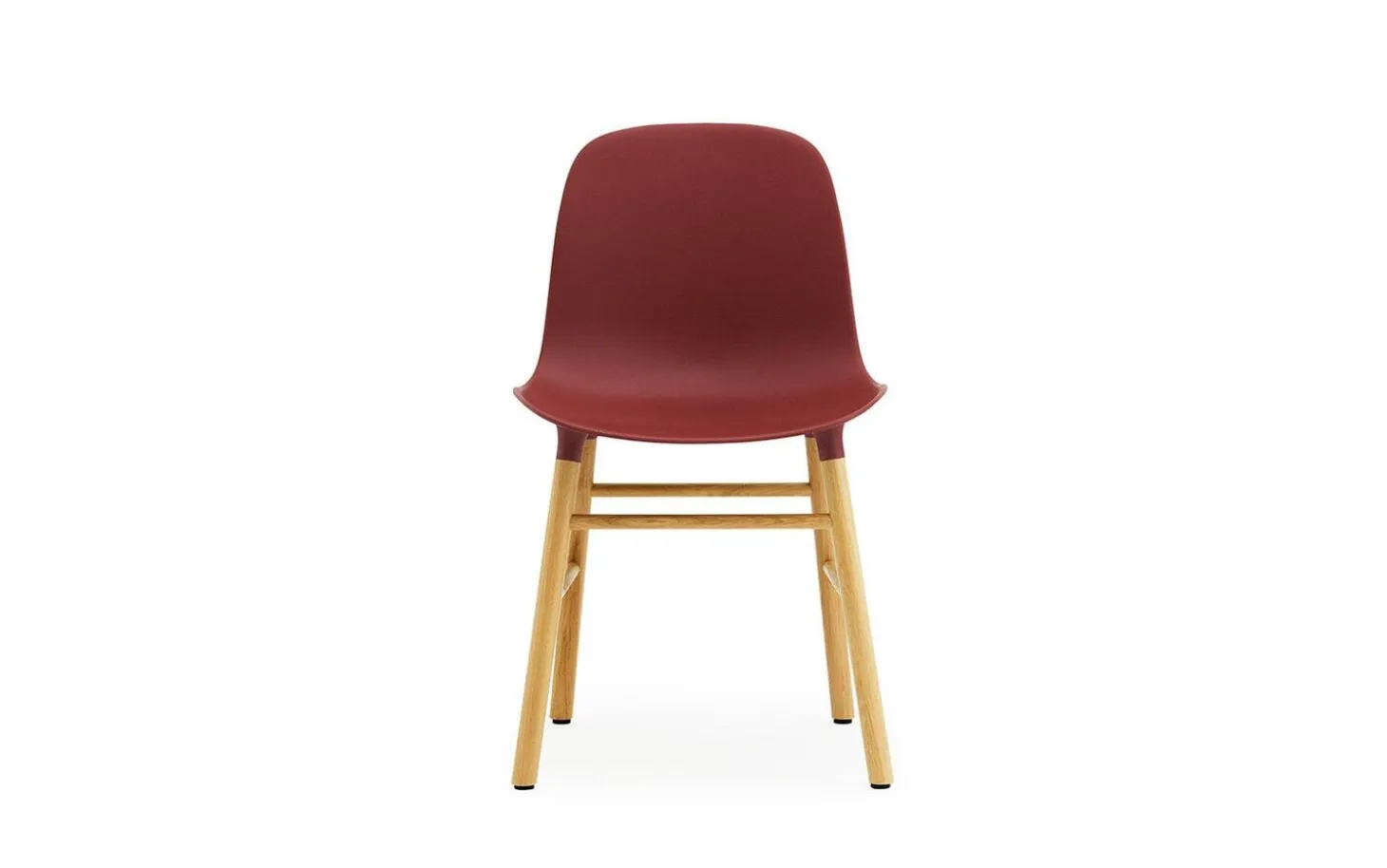 Normann Copenhagen - Form Chair Oak - Stol i Rød og Eg
