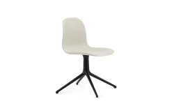 Normann Copenhagen - Form Chair Swivel 4L Full Uph. Black Alu
