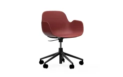Normann Copenhagen - Form Armchair Swivel 5W Gas Lift Black Alu