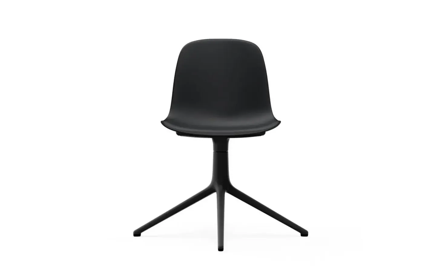 Normann Copenhagen - Form Chair Swivel 4L Black Alu