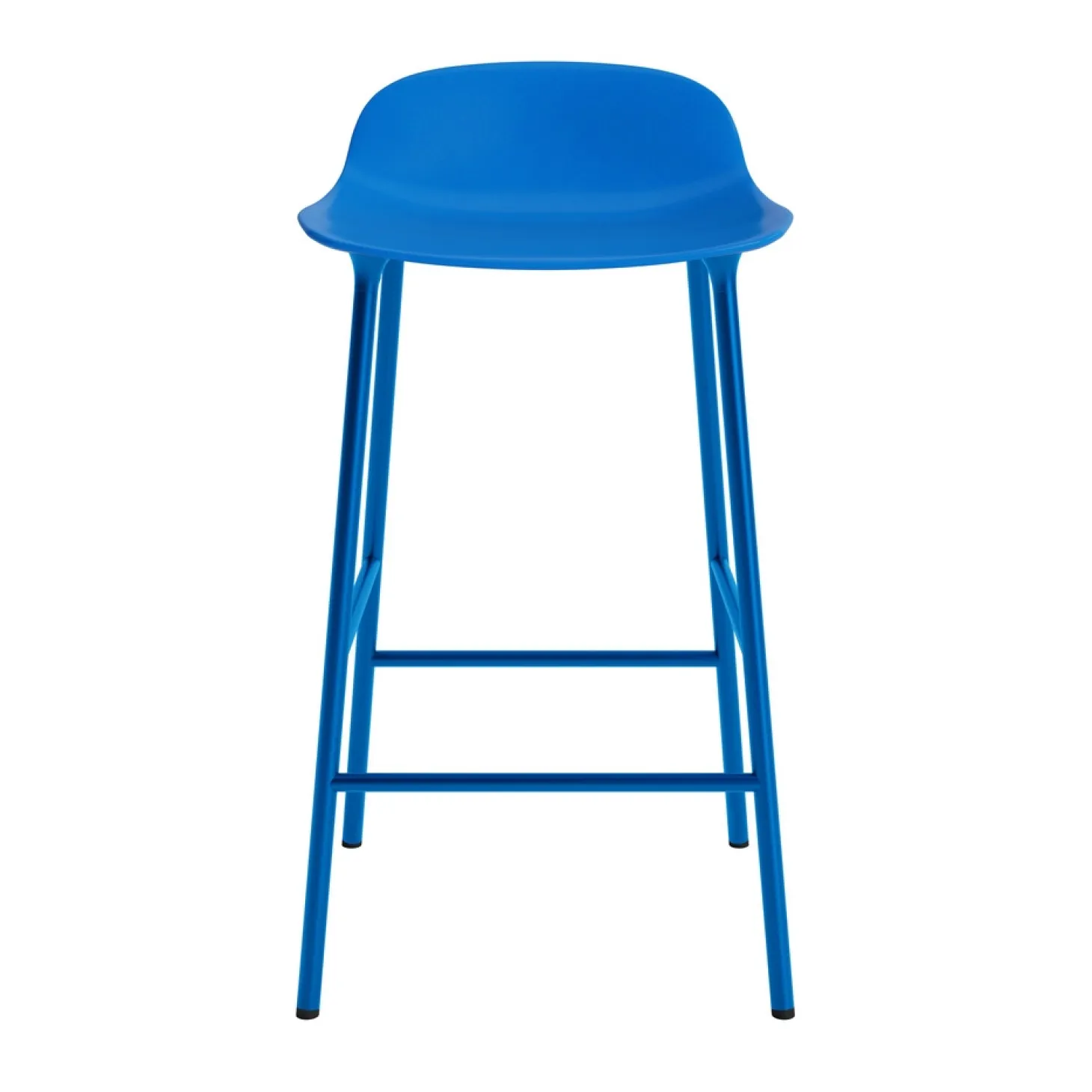 Normann Copenhagen - Form Barstool 65 cm - Blå/Stål