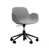 Normann Copenhagen - Form Armchair Swivel 5W Gas Lift Black Alu