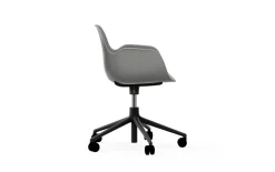 Normann Copenhagen - Form Armchair Swivel 5W Gas Lift Black Alu