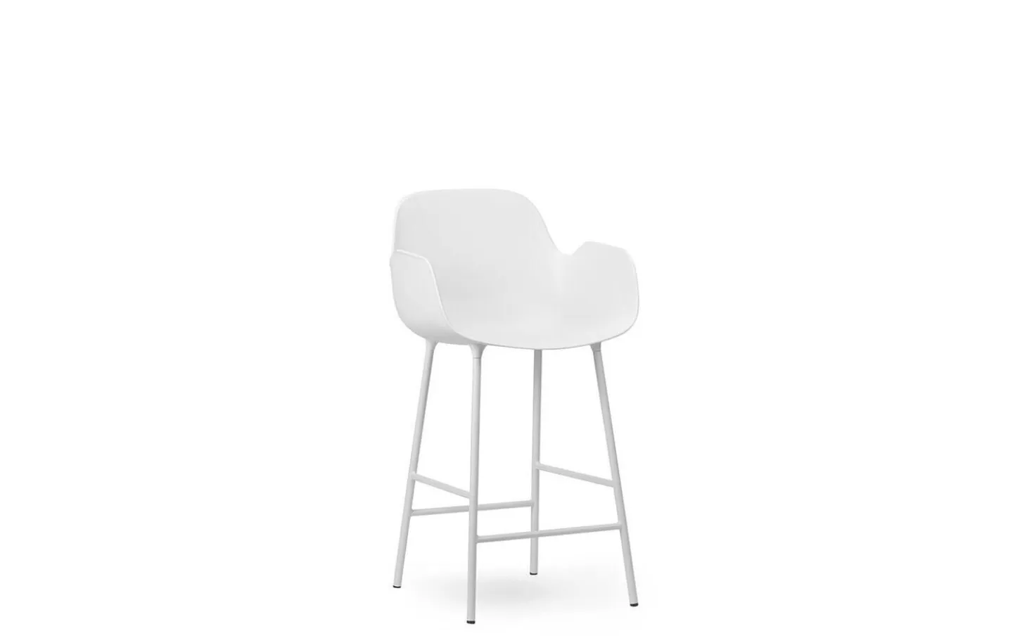 Normann Copenhagen - Form Bar Armchair 75 cm Steel