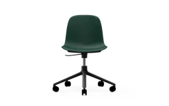 Normann Copenhagen - Form Chair Swivel 5W Gas Lift Black Alu