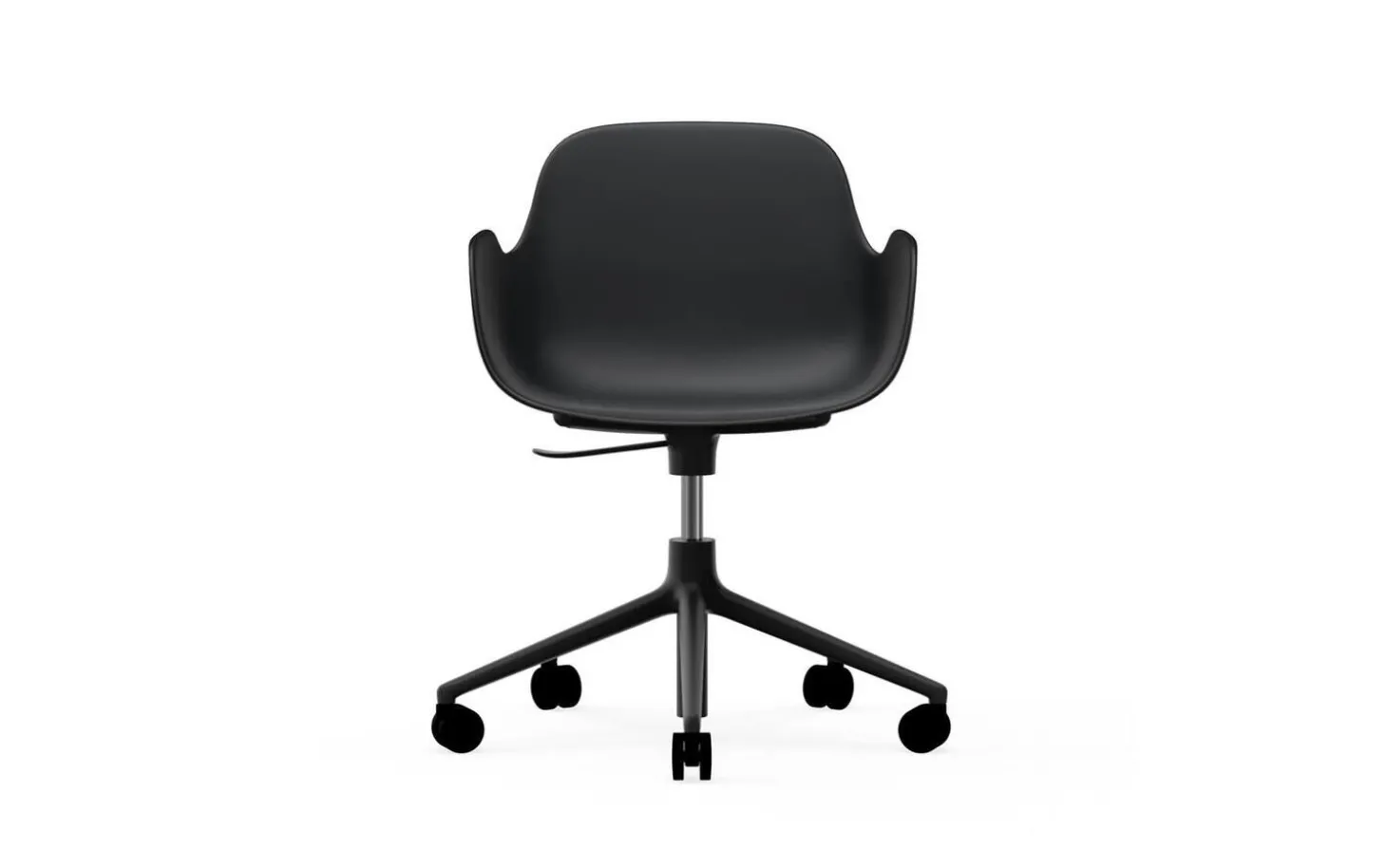 Normann Copenhagen - Form Armchair Swivel 5W Gas Lift Black Alu