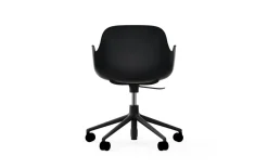 Normann Copenhagen - Form Armchair Swivel 5W Gas Lift Black Alu
